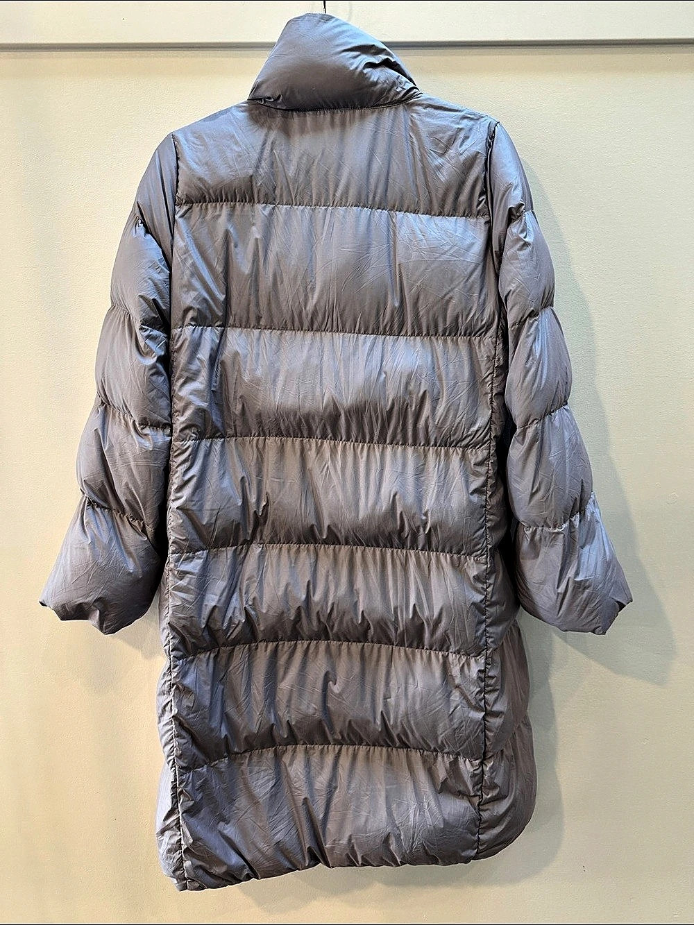 Uniqlo Lilac Ultra Light Down Long Coat - Picture 2 of 5
